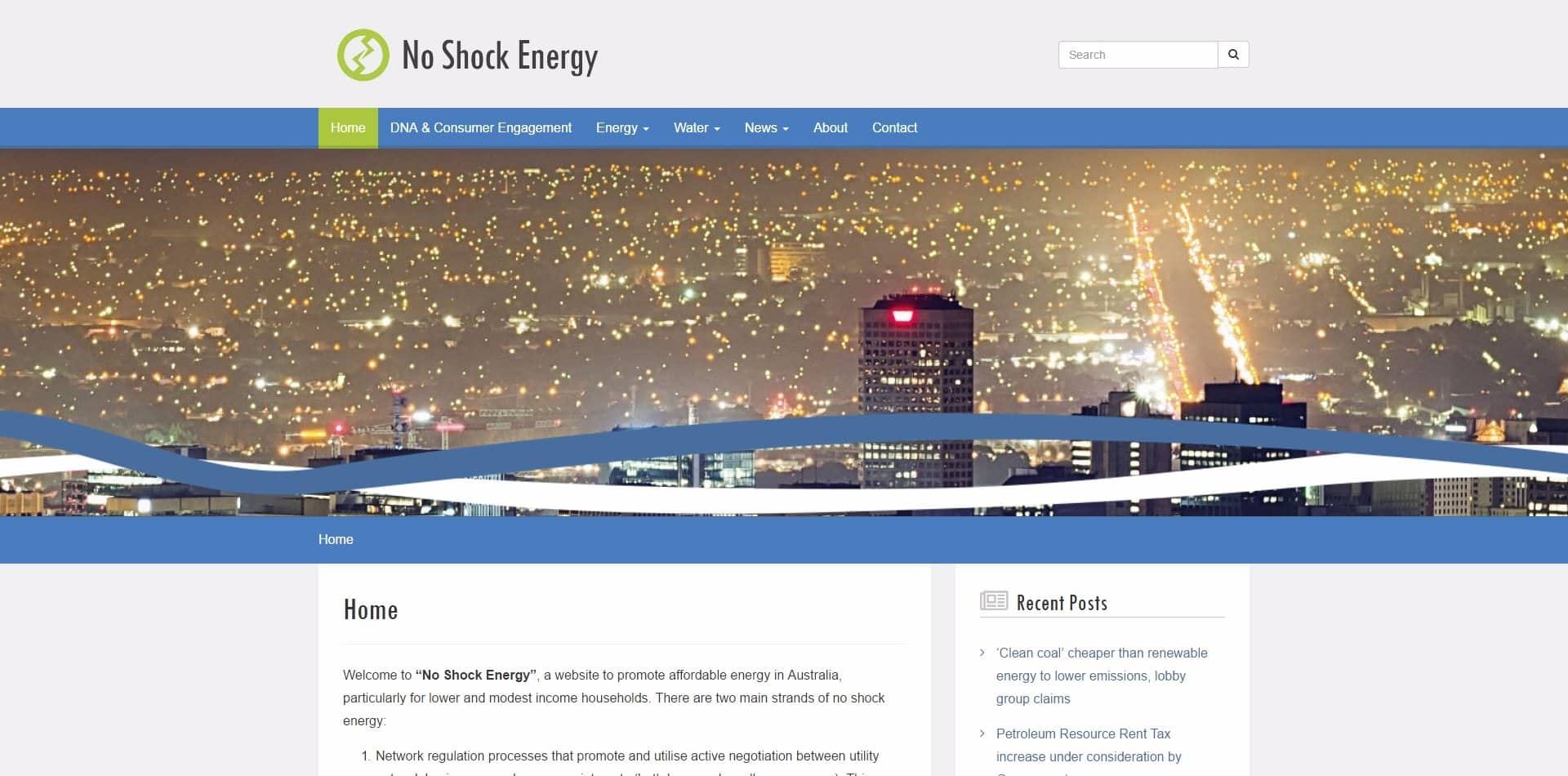 You are currently viewing No Shock Energy – Website Redesign